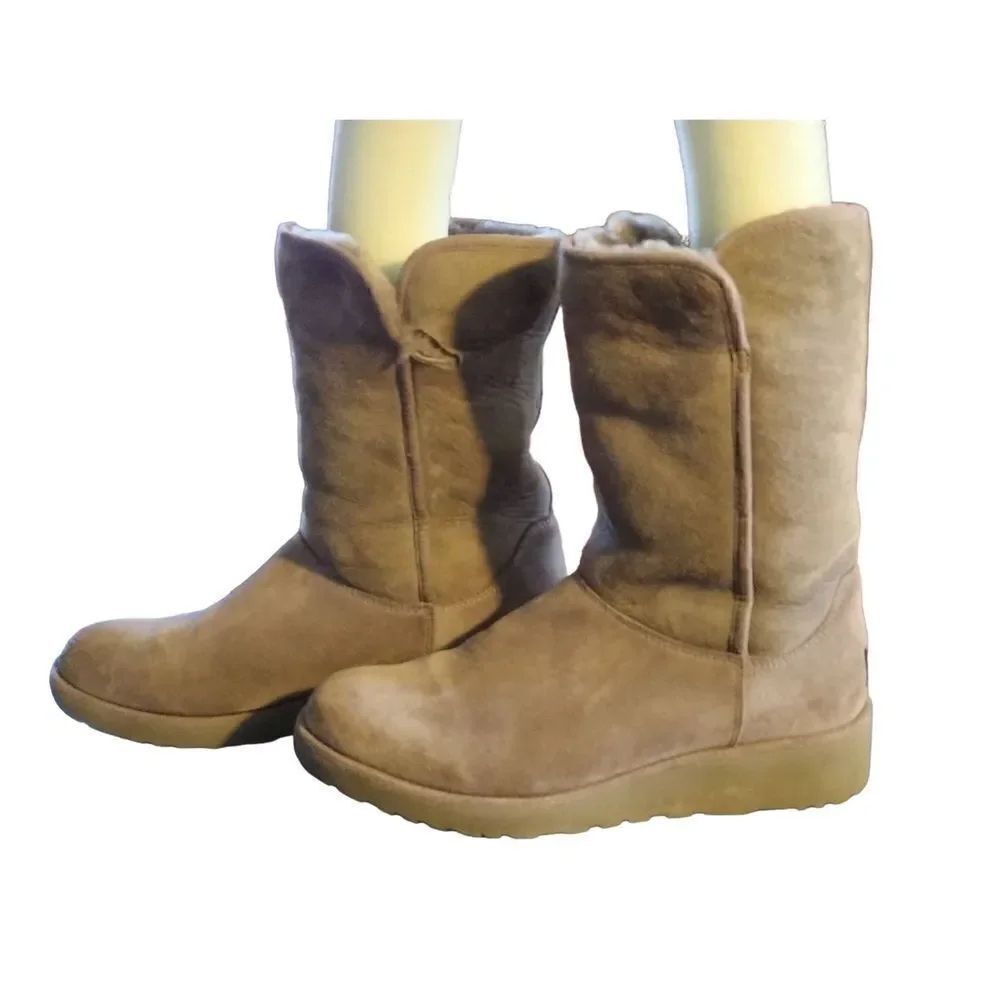 UGG Winter Women's Size 9G Classic Slim Mid-Calf Boot Gray S/N 1013428